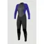O'Neill Women's Reactor-2 3/2 Back Zip Full Wetsuit Black/Cobalt